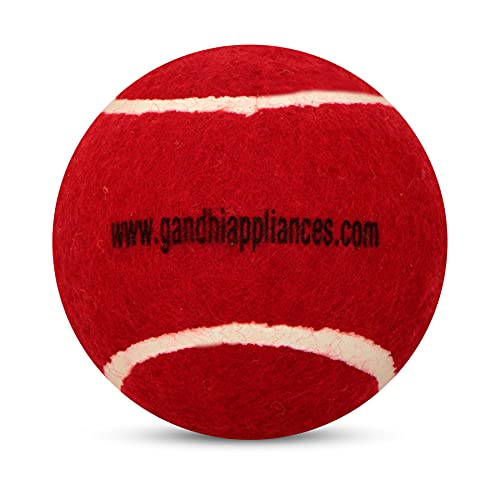 Nivia Heavy Tennis Ball Cricket Ball (Red) -Pack of 12