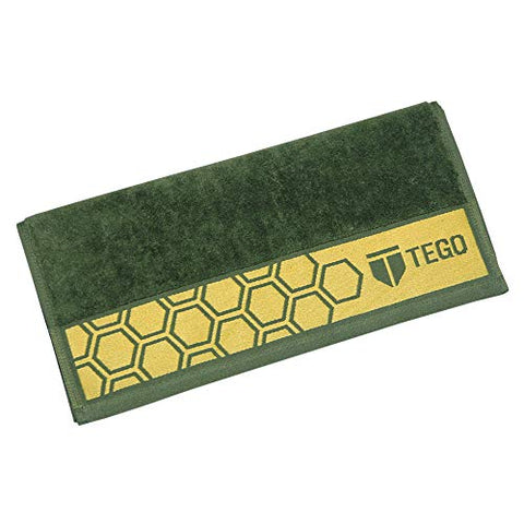 Image of TEGO Cotton Anti-Microbial Sports Towel (Green Yellow, 16 x 30 Inch)