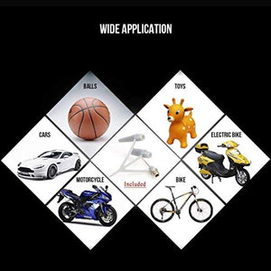 Raj Airkraft High Pressure Chrome Air Pump For Car Bike Bicycle Motorcycle Ball And Inflatable Furniture/Toys