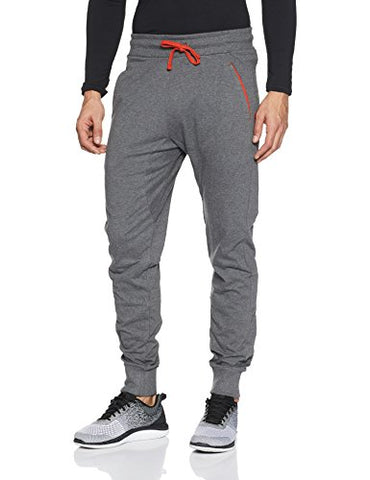 Image of Chromozome Men's Slim Fit Trackpants (S7673_Medium_Charcoal_Charcoal_Medium)