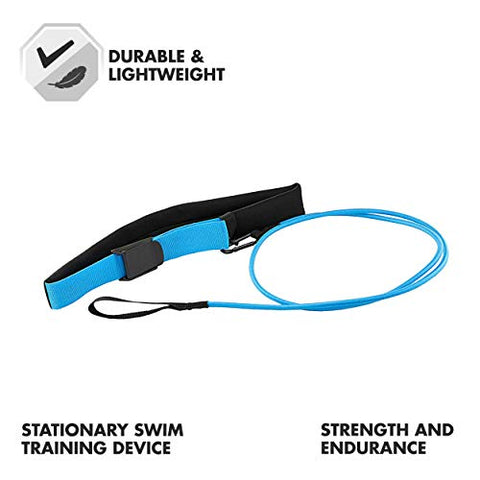 Image of TYR Foam Aquatic Resistance Belt, (Black-Blue)