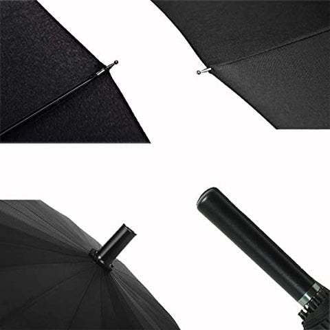 Image of ThreeH Rainbow Golf Umbrella Large Size 24Ribs High Density Canopy for Resistant Heavy Rain and Wind Oversized KS07,Rainbow