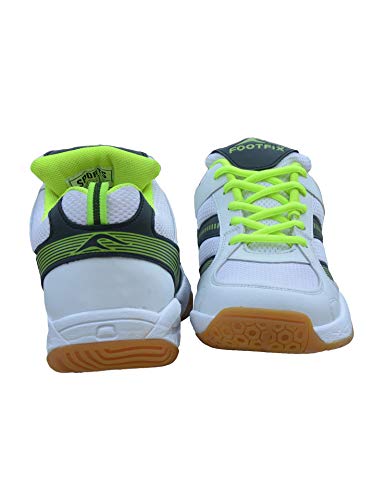 Unisex-Adult's White Badminton Shoes -11