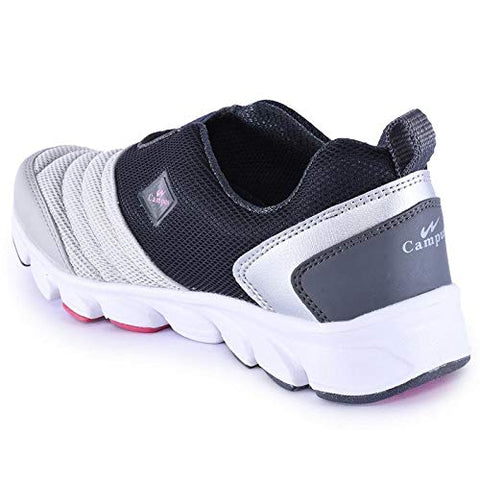 Image of Campus Women's L.Gry/D.Gry Running Shoes-7 UK/India (41 EU) (Montee)