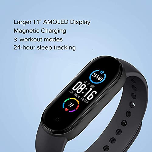 Tokdis Smart Band 2.3 – Fitness Band, 1.1-inch Color Display, USB Charging, 3 Days Battery Life, Activity Tracker, Men’s and Women’s Health Tracking, Beige Strap (Beige)