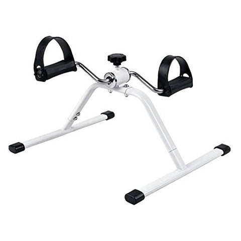 Image of Klapp Pedal Exercise Mini Bike,Cycle Aid with Adjustable Resistance Ab Care King Toner (White)