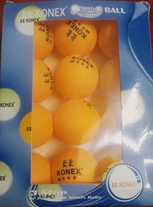 KONEX Plastic Tennis Ball, Size Large (Orange)