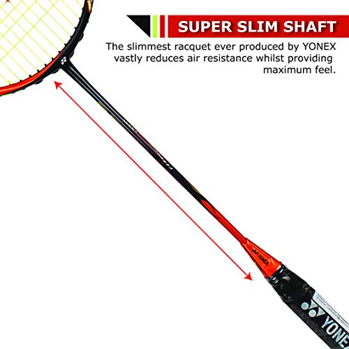 YONEX Astrox 99 Unstrung Graphite Badminton Racquet ( Set of 1,Orange , G4 , 80-84.9 grams , 29 pounds )