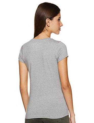 Image of ONN Women Pack of 1 Grey Melange T-Shirt -M (ONN_OA742_GM_1PC)