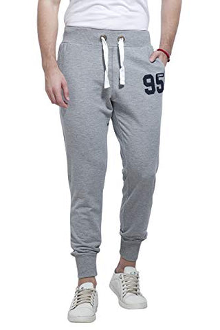 Image of Alan Jones Clothing Men's Slim Fit Joggers (JOG18-D95-MIL-M_Black_M)