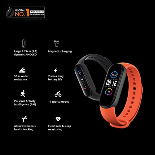 Mi Smart Band – India's Fitness Band, AMOLED