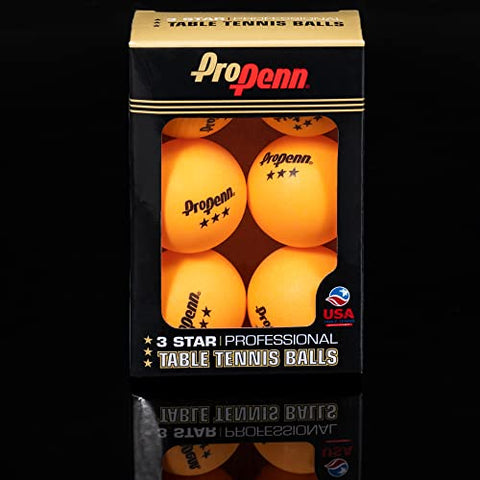 Image of EastPoint Sports 3-Star Table Tennis Balls (Orange, 40mm) - Pack of 6