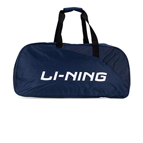 Image of Li-Ning Tour ABDP392 Polyester Badminton Kit-Bag (Navy) with Shoe Bag