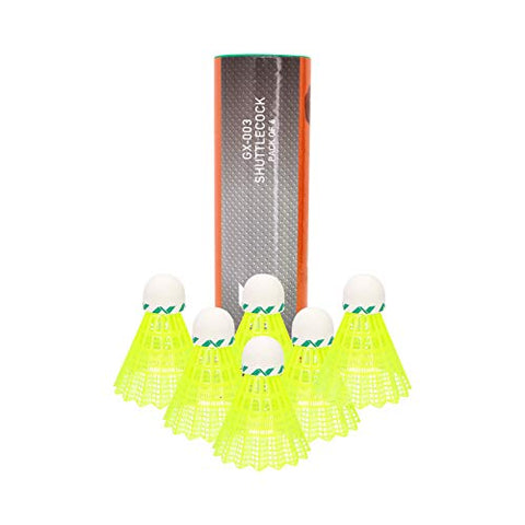 Image of Nivia 663 Nylon Badminton Shuttlecock GX-003 - Others (Yellow)