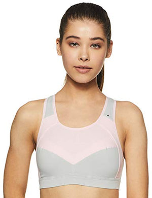 Van Heusen Antibacterial Wireless Lightly Padded Sports Bra (44004_Lt Grey_M)