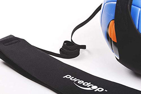 Image of Puredrop Volleyball Training Equipment Aid Great Trainer for Solo Practice of Serving Tosses and arm Swings Returns The Ball After Every Swing Adjustable Cord and Waist Length fits Any Volleyball