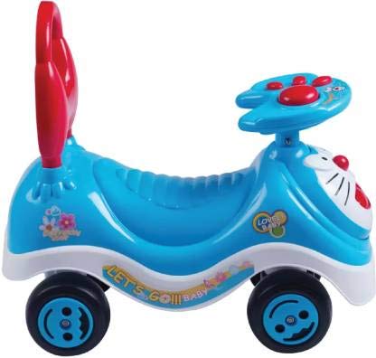 Image of Dillard's Doraemon Kids Magic Car/Swing Car Ride On Push Rider with Music for Girls & Boys (Blue)