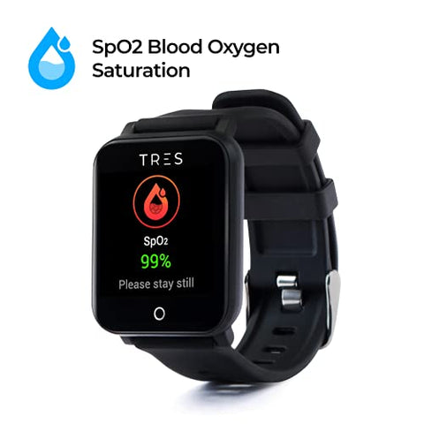 Image of Tres Care C303 Smart Health Band, Bluetooth - Black