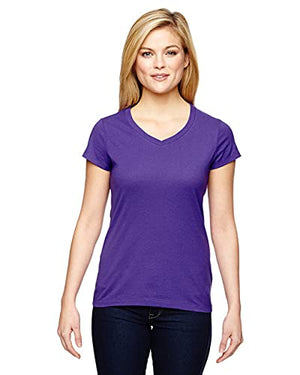 Champion Women's Short Sleeve Vapor Performance Cotton Tee, Purple, 3XL