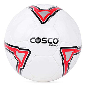Cosco Torino PVC Football, Size 5, (Red/White/Black)
