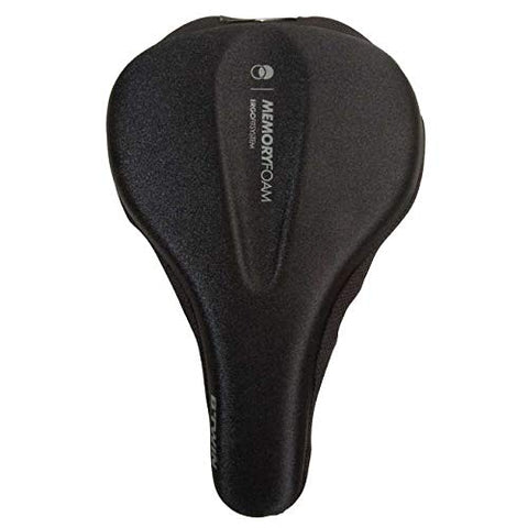 Image of Btwin 500 Saddle Cover Memoryfoam - Size L - Black