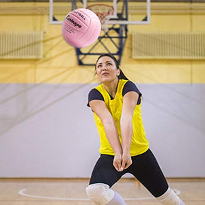 Runleaps Volleyball, Waterproof Indoor Outdoor Volleyball for Beach Game Gym Training (Official Size 5)