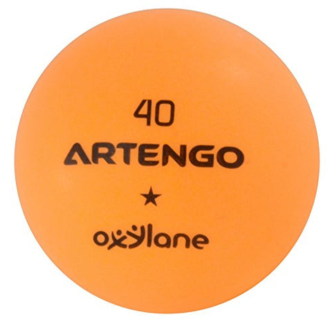 Image of Artengo FB800 Table Tennis Balls Pack Of 6 - Orange