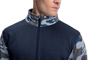 MAGNIVIT Men's 2 Piece Tracksuit Set Athletic Sports Casual Full Zip Active wear Blue