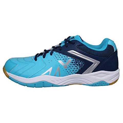 Image of Victor Men's Light / Medieval Blue Badminton Shoe - 16.5 UK