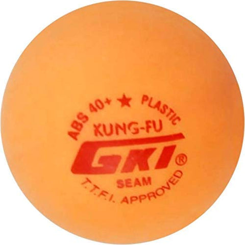 Image of GKI KUNG FU Plastic Table Tennis Ball, (Yellow)