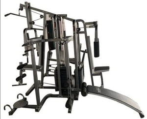 Lifeline Fitness 7 Station Multi Home Gym HG 700 with 3 Weight Stack All in One Machine for Multiple Muscle Training