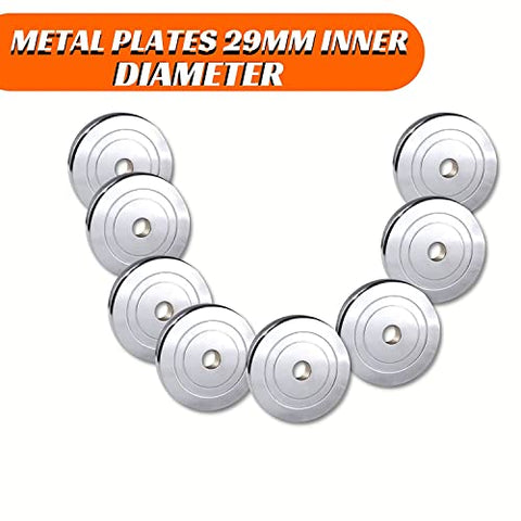 Image of HASHTAG FITNESS dumbbles set for home steel weights gym equipment set for home workout fitness equipment, adjustable dumbbell set 10kg to 100kg (30kg)