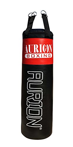 AURION Strong Punching Bag Filled for Boxing MMA Sparring Punching Training Kickboxing Muay Thai (60 INCHES Filled Bag (5 FEET))