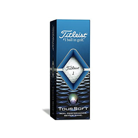 Image of Titleist Tour Soft Golf Balls, White, (One Dozen)