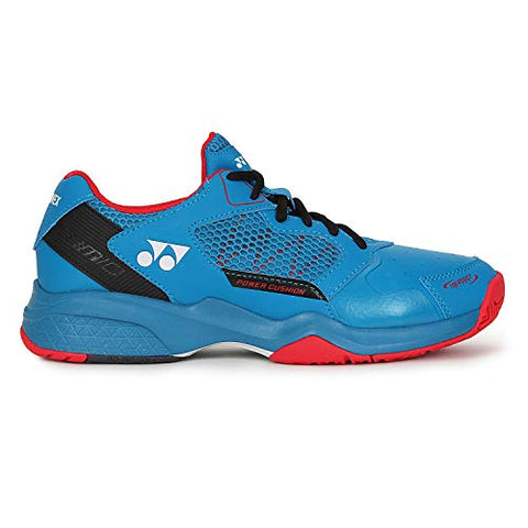 Image of Yonex Professional Power Cushion Lumio 2.0 Tennis Shoes, Blue/Red - 8 UK