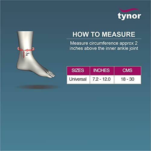 Tynor Ankle Wrap (Neo) (1 Count (Pack of 1))