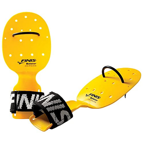 Image of Finis 1.05.026 Bolster Paddles, One Size (Yellow/Black)