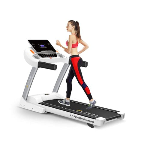 Image of TONING® Automatic Treadmill 3HP AC Motor LP-333AC Semi Commercial Treadmill with Extra Suspension Technology-White and Black, Further Any Inquiry 8447-417-417