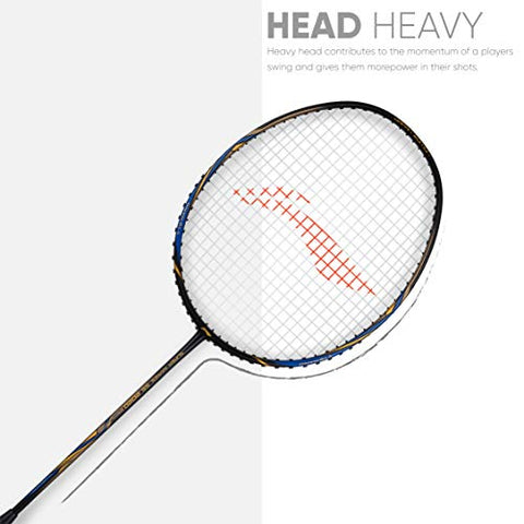 Image of Li-Ning Super Series 2020 - (Strung) Badminton Racquets with Free Full Cover Graphite, Strung (Black/Gold) with Free Full Cover