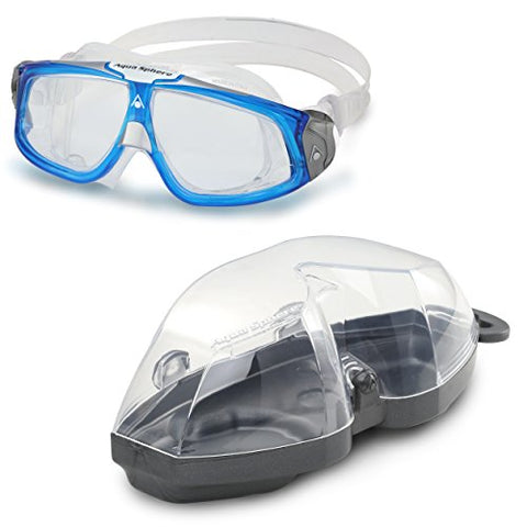 Image of Aqua Lung America Seal Mask with Clear Lens, Blue