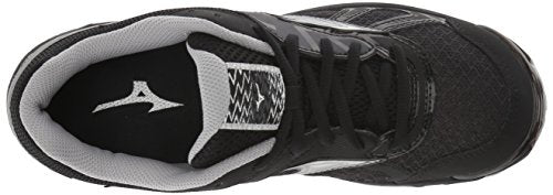 Mizuno Wave Bolt 7 Volleyball Shoes, Black/Silver, Women's 6.5 B US