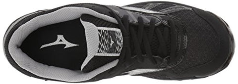 Image of Mizuno Wave Bolt 7 Volleyball Shoes, Black/Silver, Women's 6.5 B US