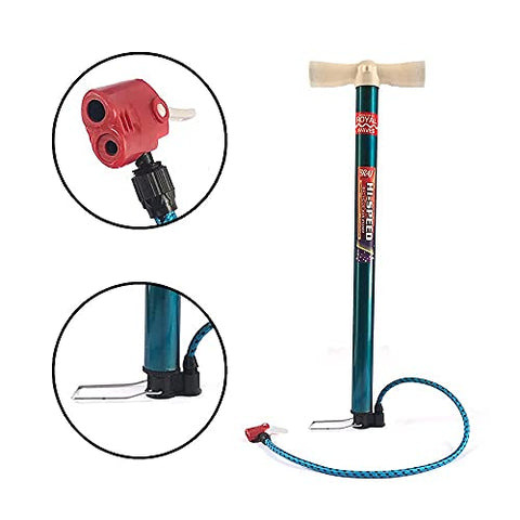 Image of ROYAL WAVES Bicycle Tyre Air Pump High Pressure Bicycle and Bike Air Pump with Two Multifunctional Valve