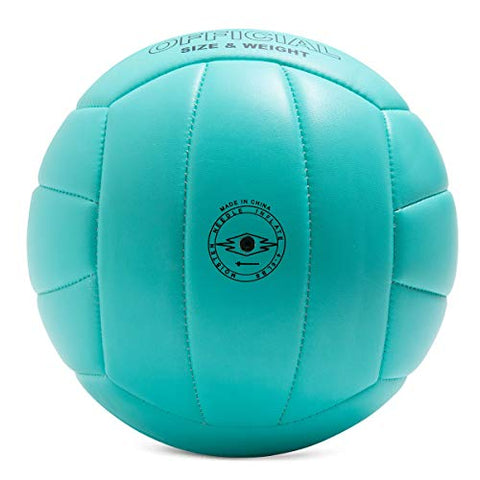 Image of Runleaps Volleyball, Waterproof Indoor Outdoor Volleyball for Beach Game Gym Training (Official Size 5)