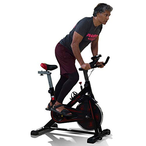 Image of Lifelong LLF45 Fit Pro Spin Fitness Bike with 6Kg Flywheel, Adjustable Resistance and heart rate sensor (1 year warranty)