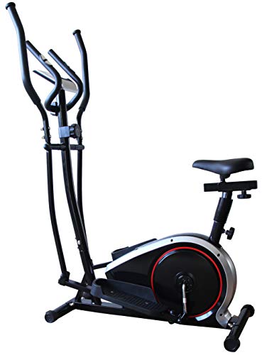Durafit Waltz Elliptical Cross Trainer for Home Use with Two-Way Adjustable Seat|8 Levels of Resistance |Smart LCD Display