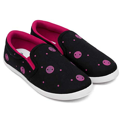 Image of ASIAN Smily-31 Casual Shoes,Slip-on Shoes,Canvas Shoes,Walking Shoes for Women (UK-5, Pink)