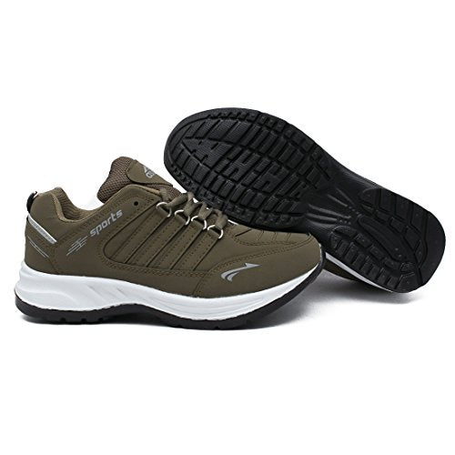 ASIAN Men's Cosko Running,Walking,Gym,Training Shoes (Brown, Numeric_2)