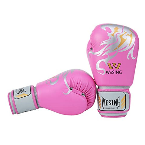 Image of Wesing Pro Grade Boxing Gloves for Women and Men, Kickboxing Bagwork Gel Sparring Training Gloves Muay Thai Style Punching Bag Mitts