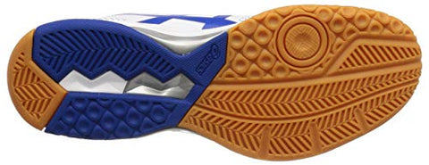 Image of ASICS Men Gel-Rocket 8 White/Illusion Blue Badminton Shoes-6 UK/India (40 EU) (7 US) (B706Y.124)